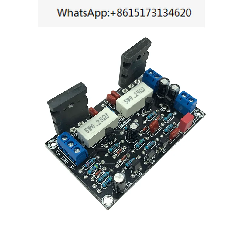 

2SC5200 amplifier board disassembly+2SA1943100W finished rear stage amplifier board high-power mono