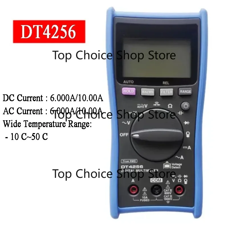 DT4256 DT4253 DT4255  Digital Multimeter Measures Voltage Current Capacitance and Diodes