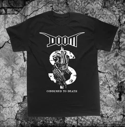 Doom T Shirt Crust Anarcho Punk D-Beat Anti Cimex Nausea Disrupt Discharge Amebix Extreme Noise 100% Cotton Plus Size Tops