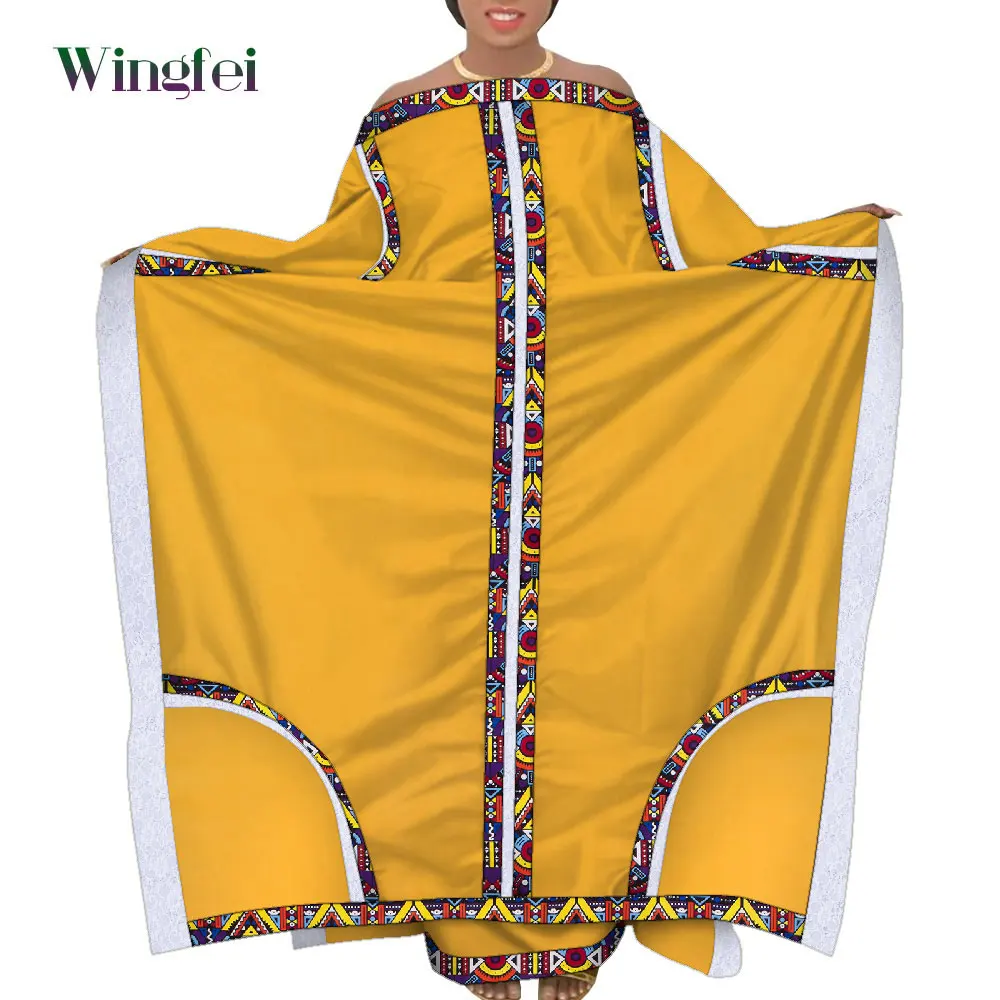 Châu Phi Váy Đầm Cho Nữ Miếng Dán Cường Lực Rời Đầm Maxi Dài Áo Dây Đầm Dashiki Nữ Trang Phục Truyền Thống Châu Phi Bộ Quần Áo Phong Cách Wy10145