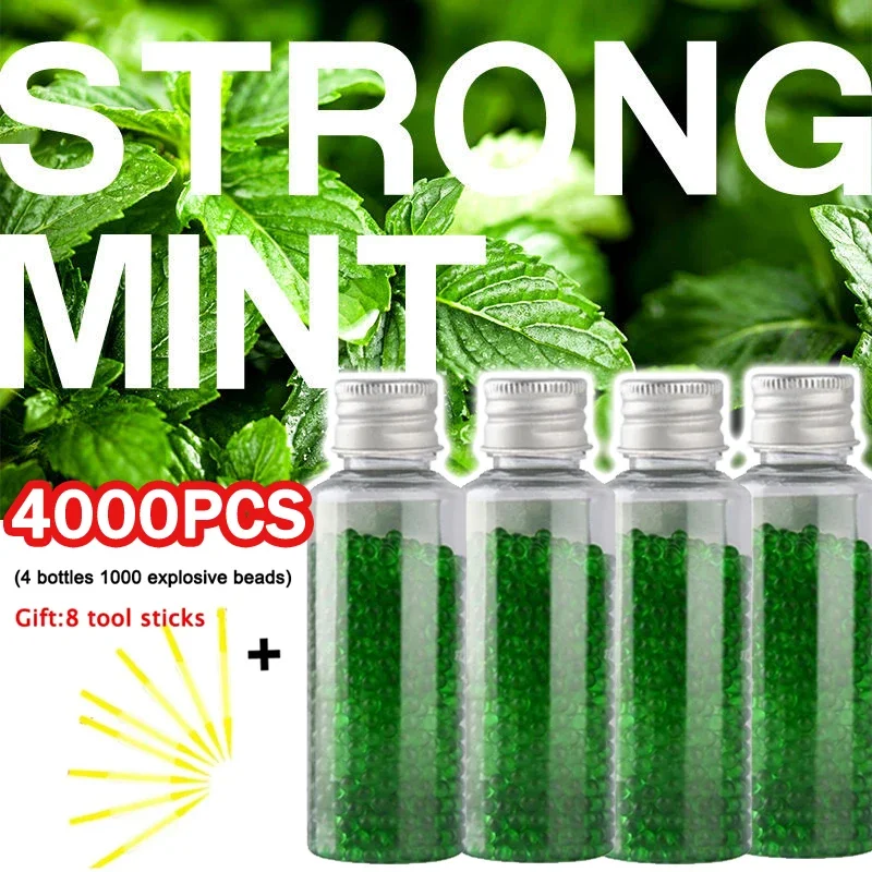 4000PCS DIY Mixed Fruit Taste Menthol Explosion Beads Smoking Cigarette Popping Capsules Burst Bead Smoking Holders Accessories