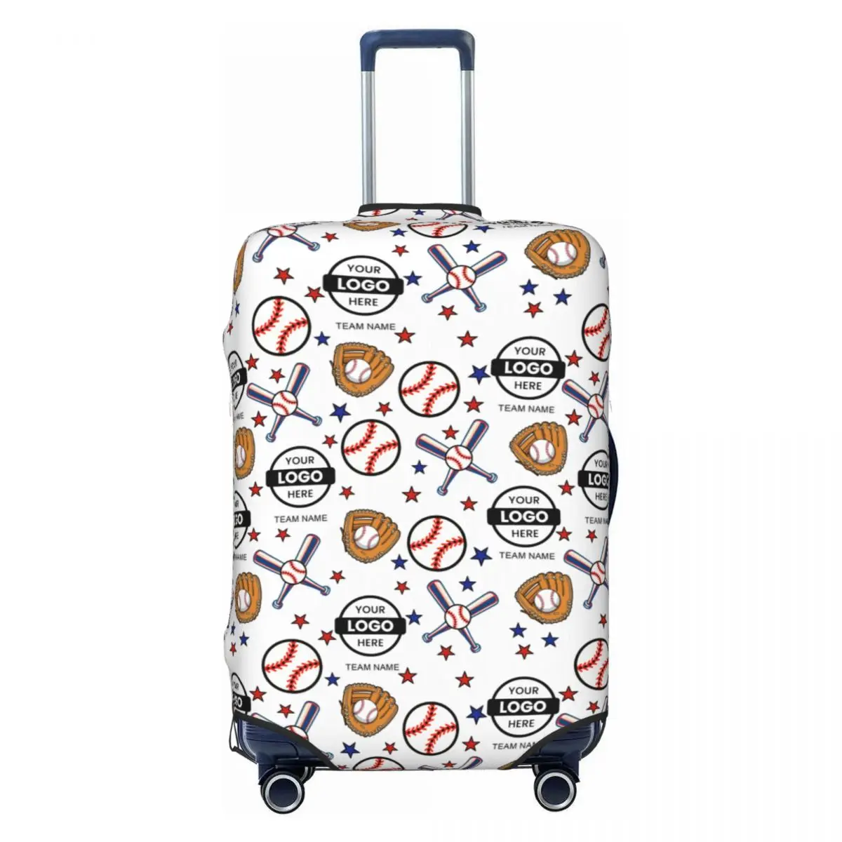 

Чехол для чемодана для бейсбольного снаряжения, пылезащитный, с индивидуальным дизайном, с именем команды и логотипом, защитные чехлы для багажа размером 18-32 дюйма