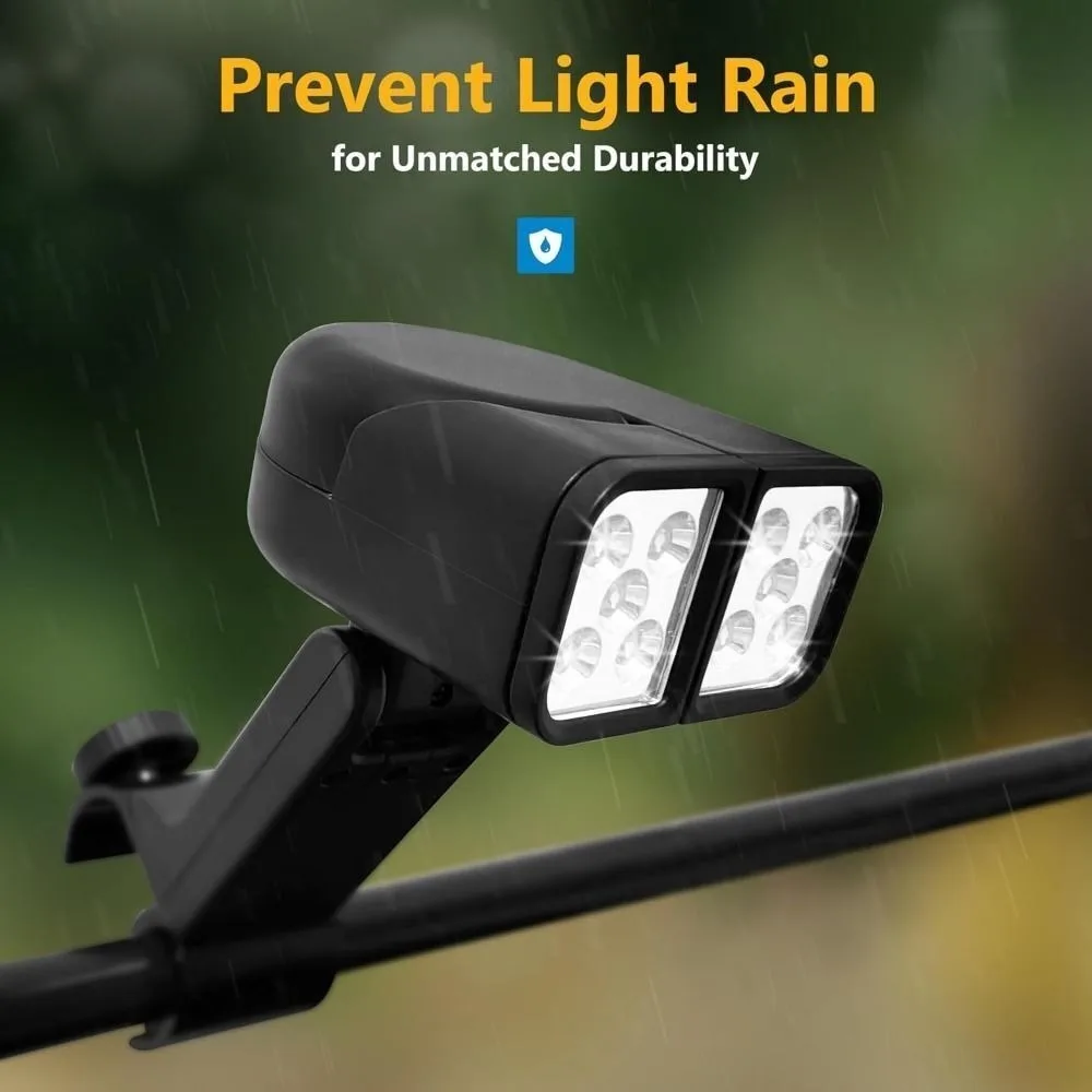 

New Rotatable Double Head Grill Light Heat-resistant Waterproof LED Cycling Lighting Portable Outdoor Camping Lamp