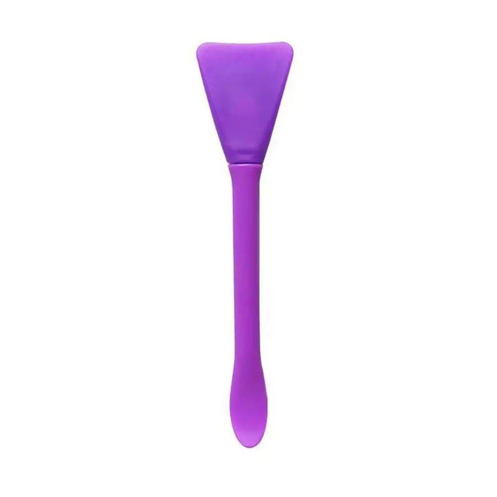 1pcs Double Head Silicone Facial Mask Brush Face Cleaning Special Film Tool Scraper Type Brush Mud Beauty Daub B0L7