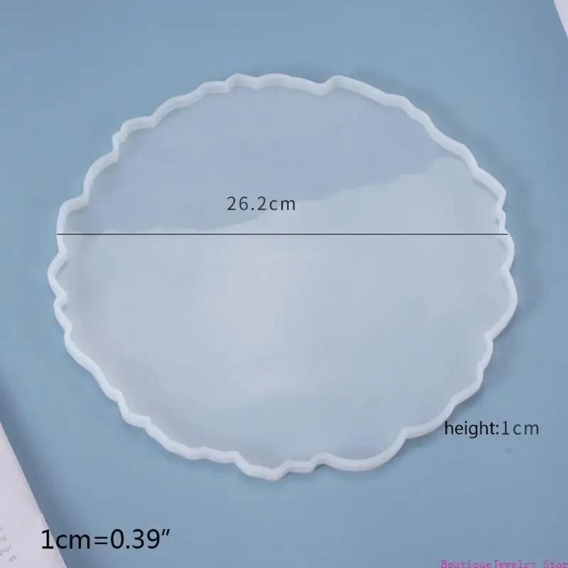 

E1PE Crystal Epoxy Mold Cup Mat Tray Silicone Crystal Mold Handmade Home Decorations Mold DIY Crafts Oranaments Mould