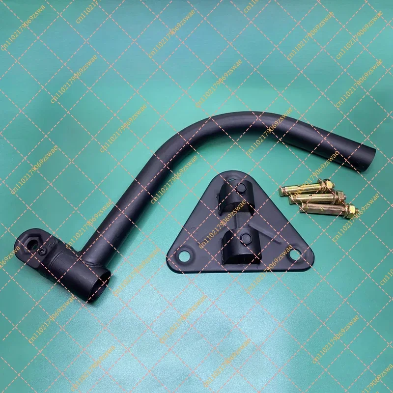 Wall Mounted Fan Bracket Base Replacement Straight Rod Curved Rod Triangle Plate