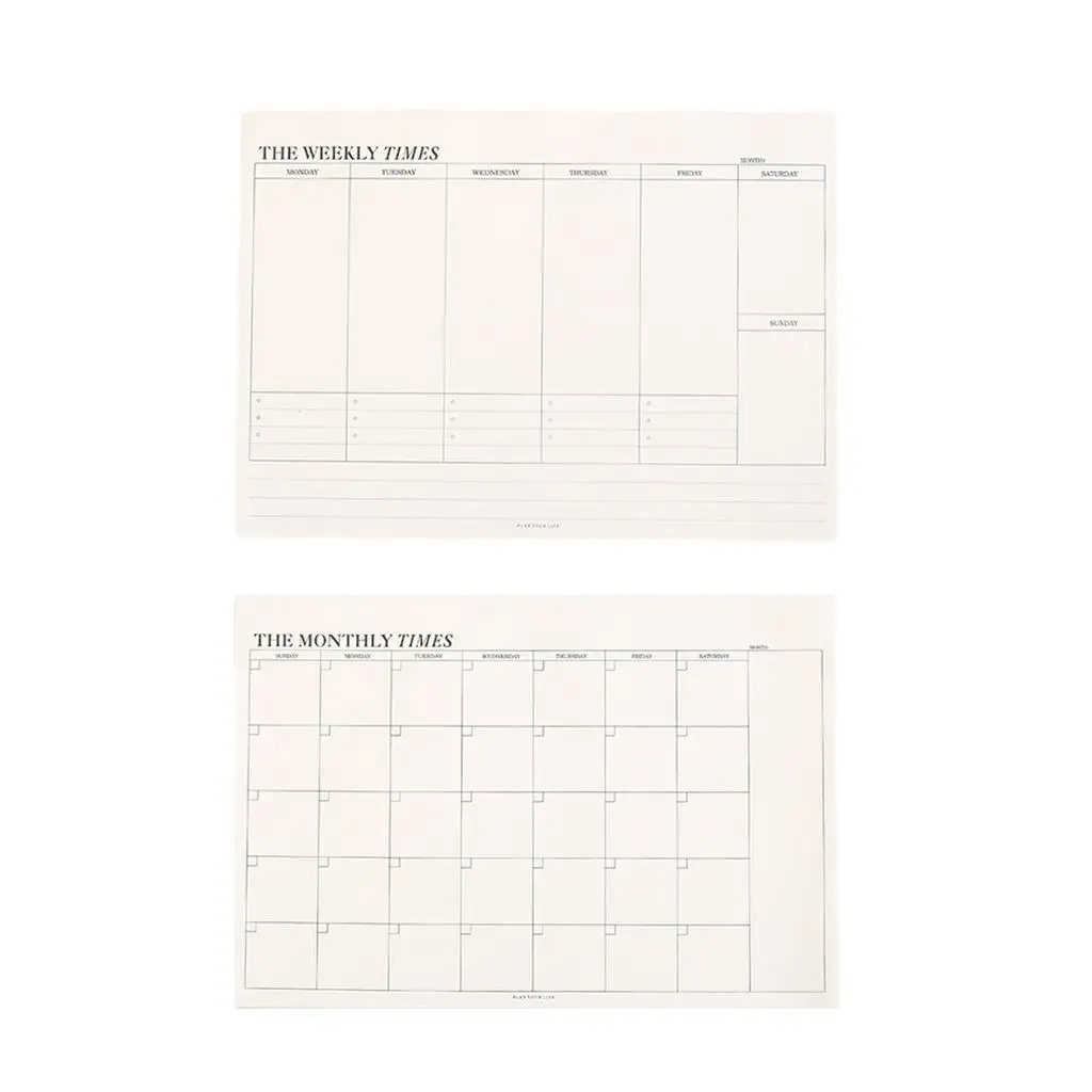 Practical Monthly Calendar Pad Tear-Off Sheets Planning Scrapbooking Productivity Organizer for Business Tasks