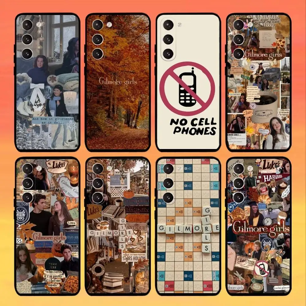 

G-Gilmore Girls aesthetic Phone Case For Samsung Galaxy A73,A72,A71,A70,A53,A52,A51,Others Soft Black Cover