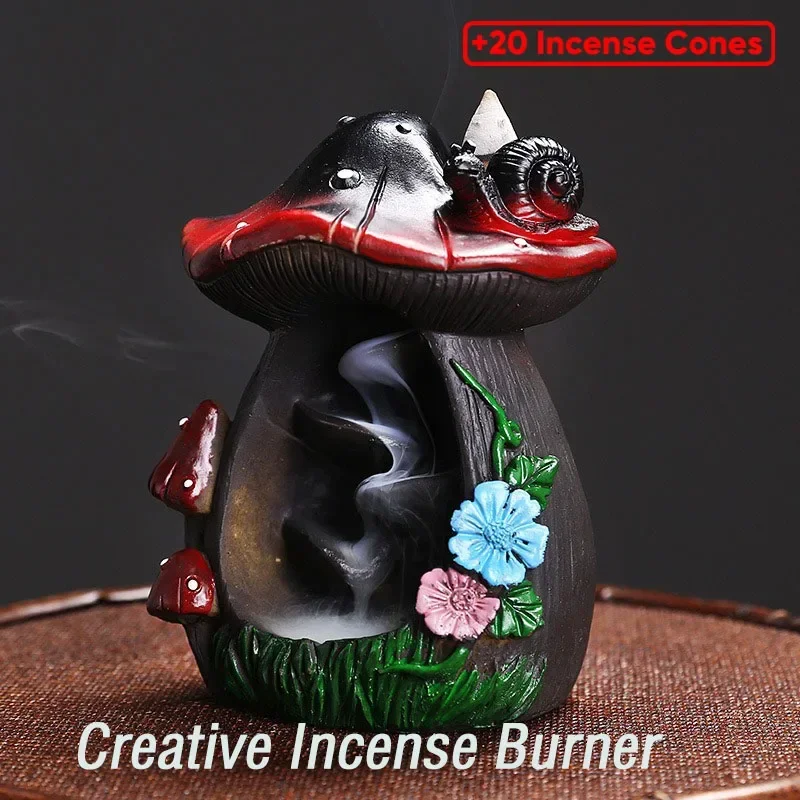 

Easter Backflow Incense Creative Halloween Resin Desktop Decoration Reverse Flow Incense Burner