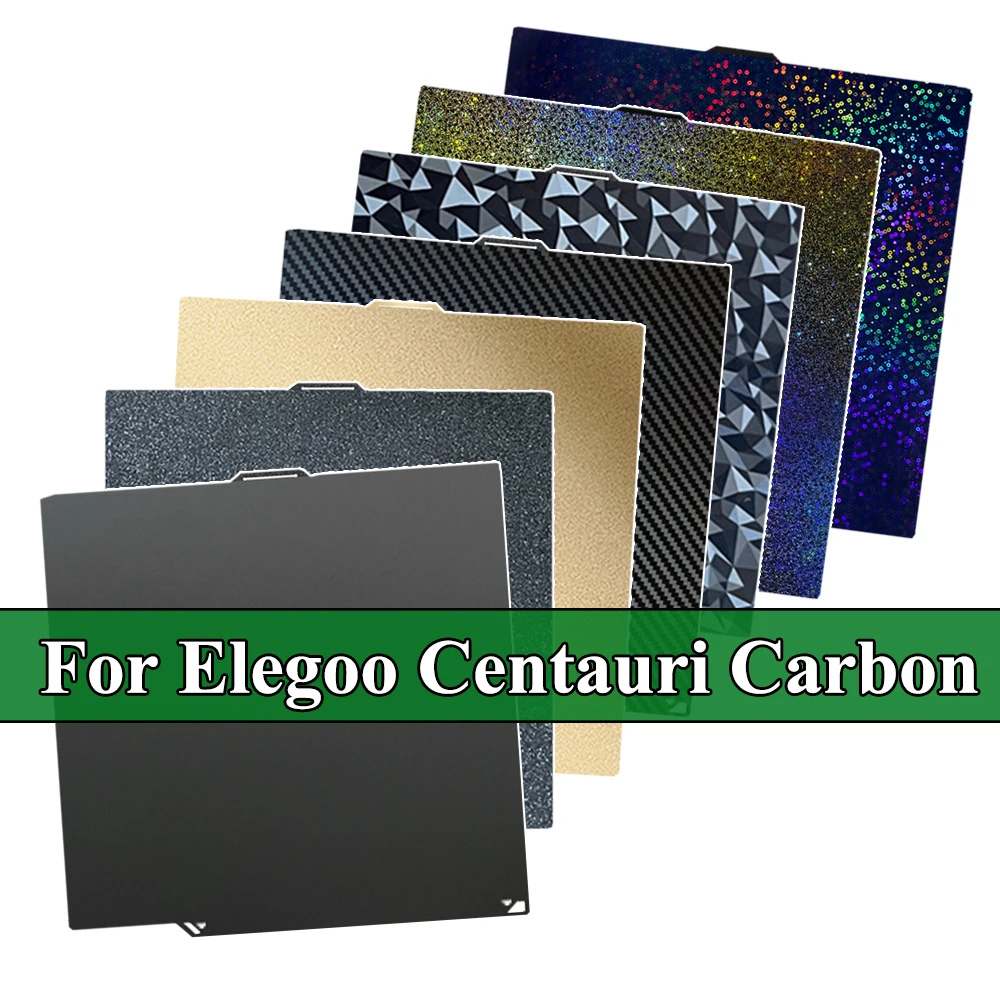 

Smooth PEI Plate For Elegoo Centauri Carbon 3D Printer Heated Bed Accessories Double Side Build Plate for Elegoo Centauri Carbon