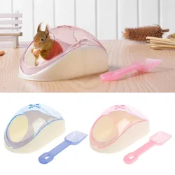 Cute Hamster Bathroom Creative Hamster Sand Bathroom Sand Bath Container With Shovel Pet Cleaning Supplies