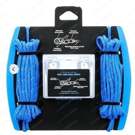 Heavy Duty Rope Tightener - Quick Adjust Cord Tensioner Tool for Outdoor Camping, Hiking, and Gardening