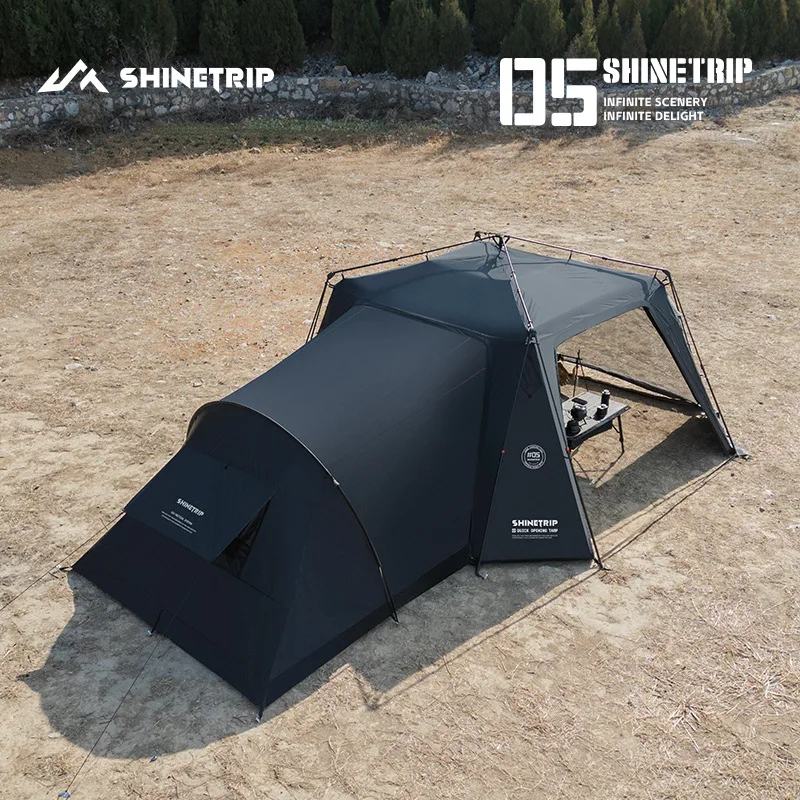 

ShineTrip Quick Open Dome Tent Free Building Sunscreen Wind Resistance Increase Canopy Waterproof Stable Automatic Dome Tent