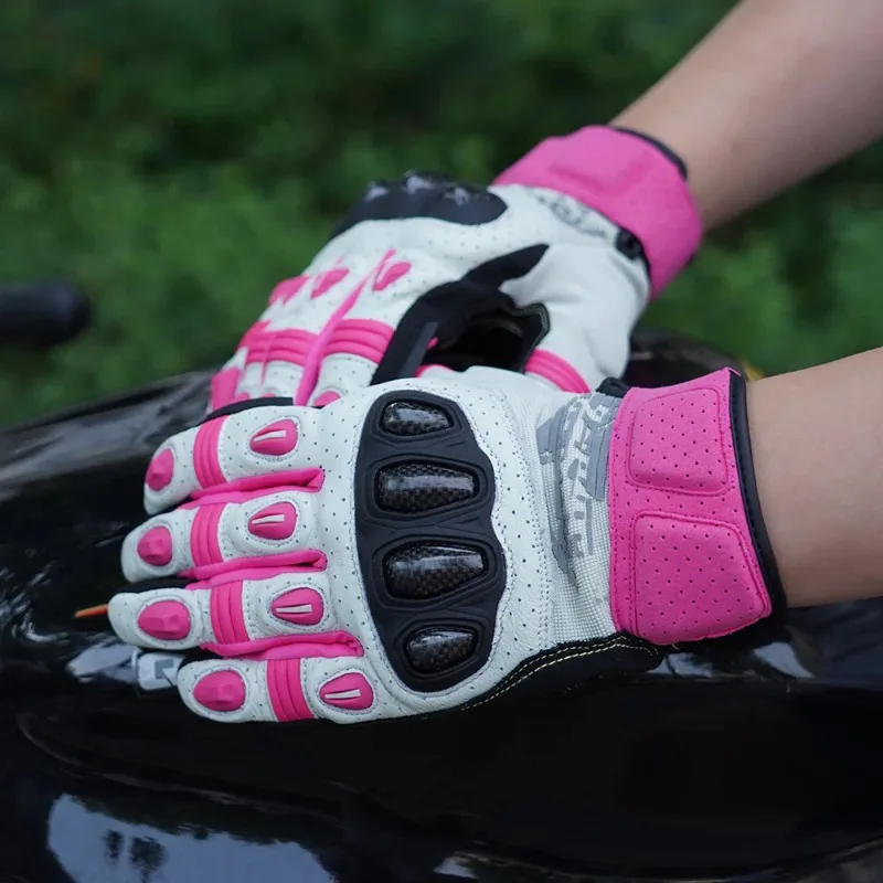 Seibertron SPS-2 PLUS Summer Motorcycle Gloves Breathable Genuine Leather Riding Gloves Enhanced Comfort and Protection Glove