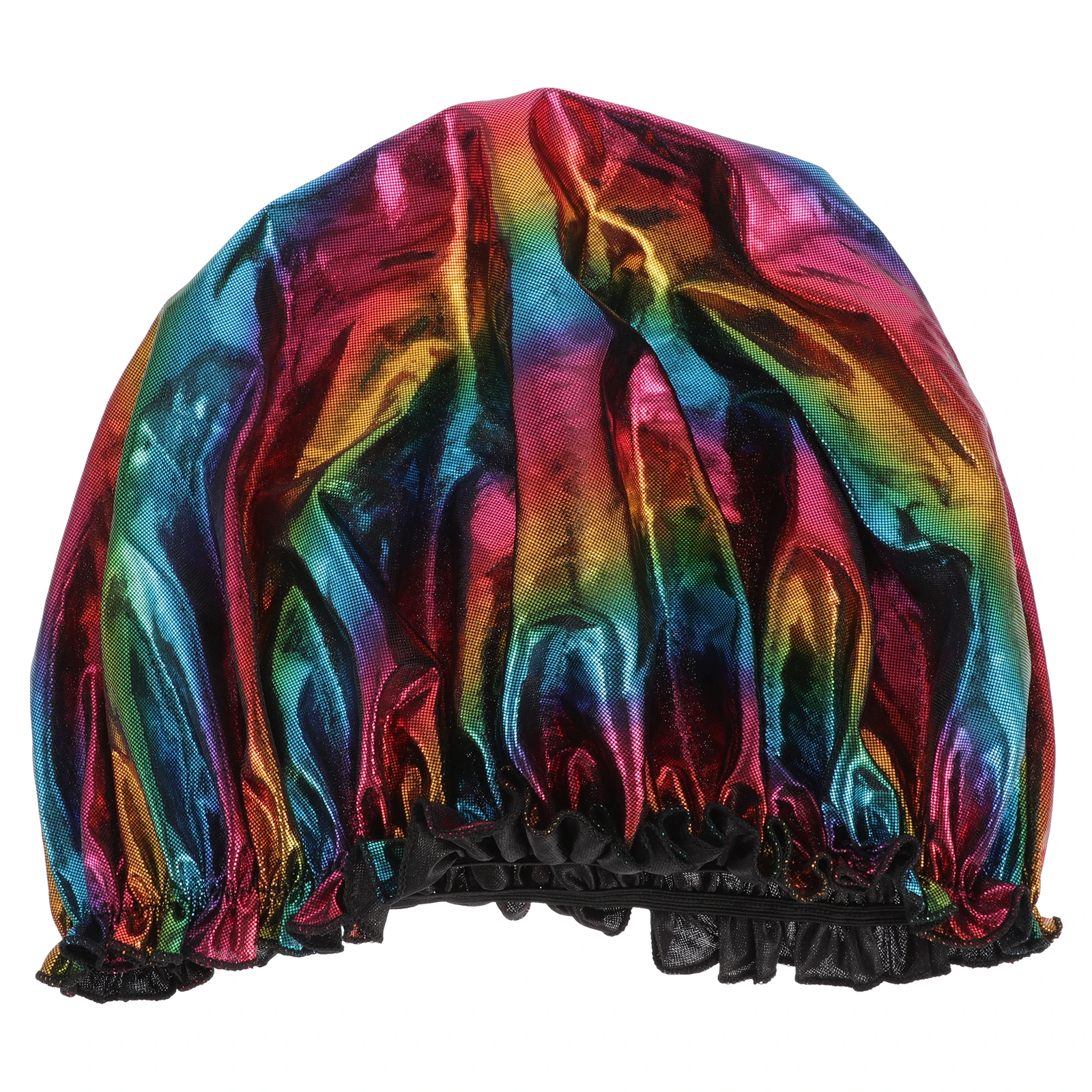 

Beauty Perm Silk Bonnet for Sleeping Hair Cover Shower Waterproof Comfortable Elastic Suitable Long Short Curly