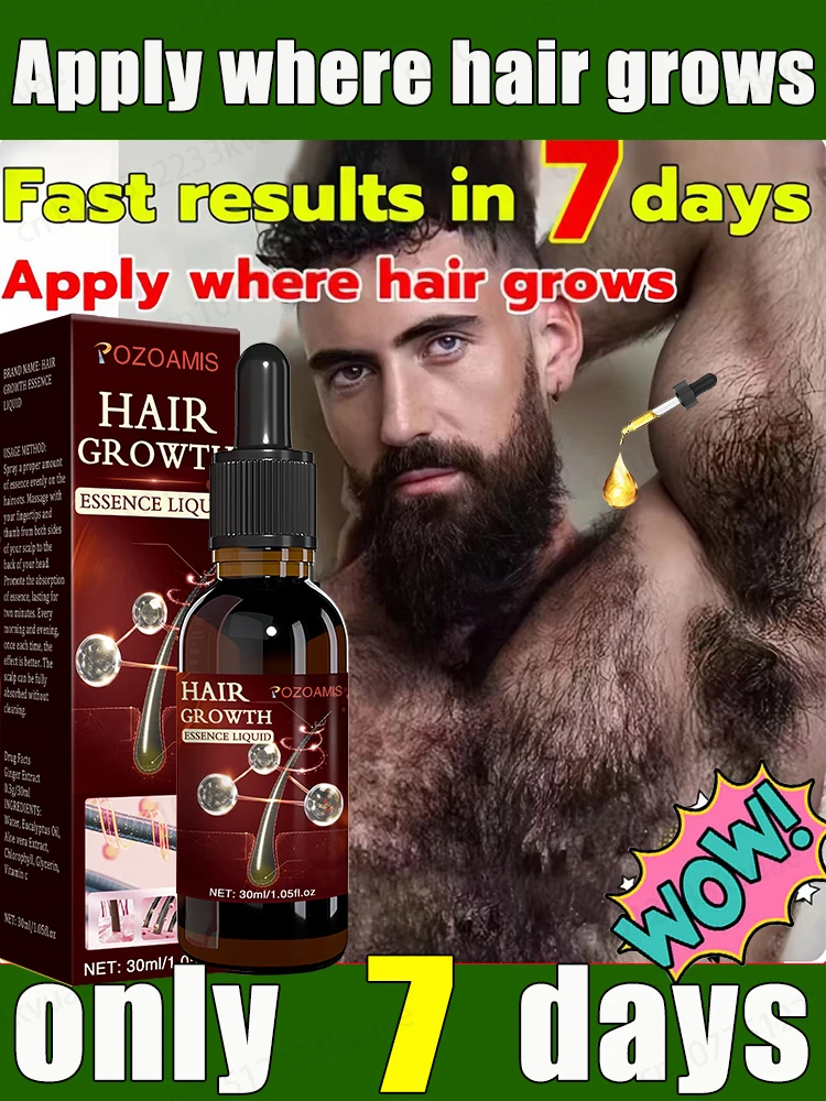 

Let the hair grow again, just like a desert turning into an oasis. 100% crazy growth