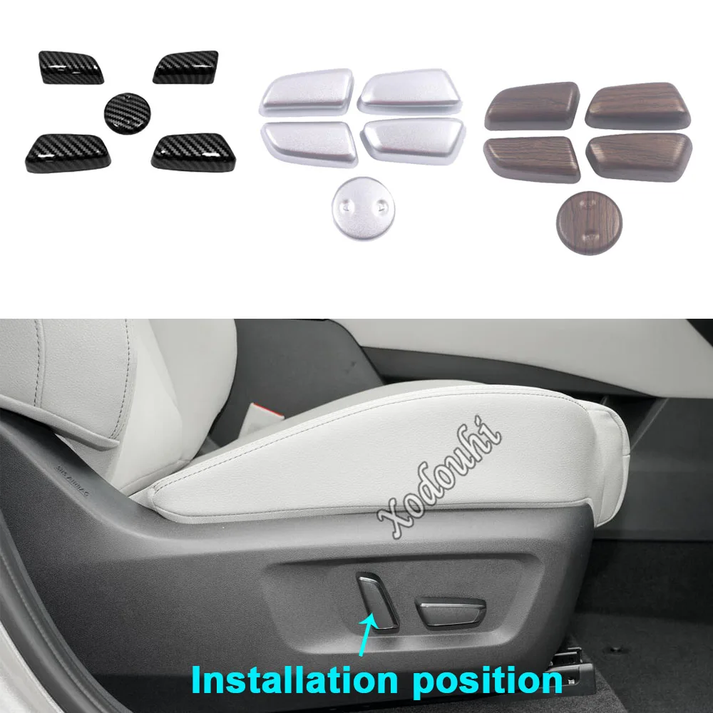

ABS Car Seat Adjustment Switch Trim Cover Frame Decoration Sticker Interior Accessories For Nissan Qashqai J12 2022 2023 2024
