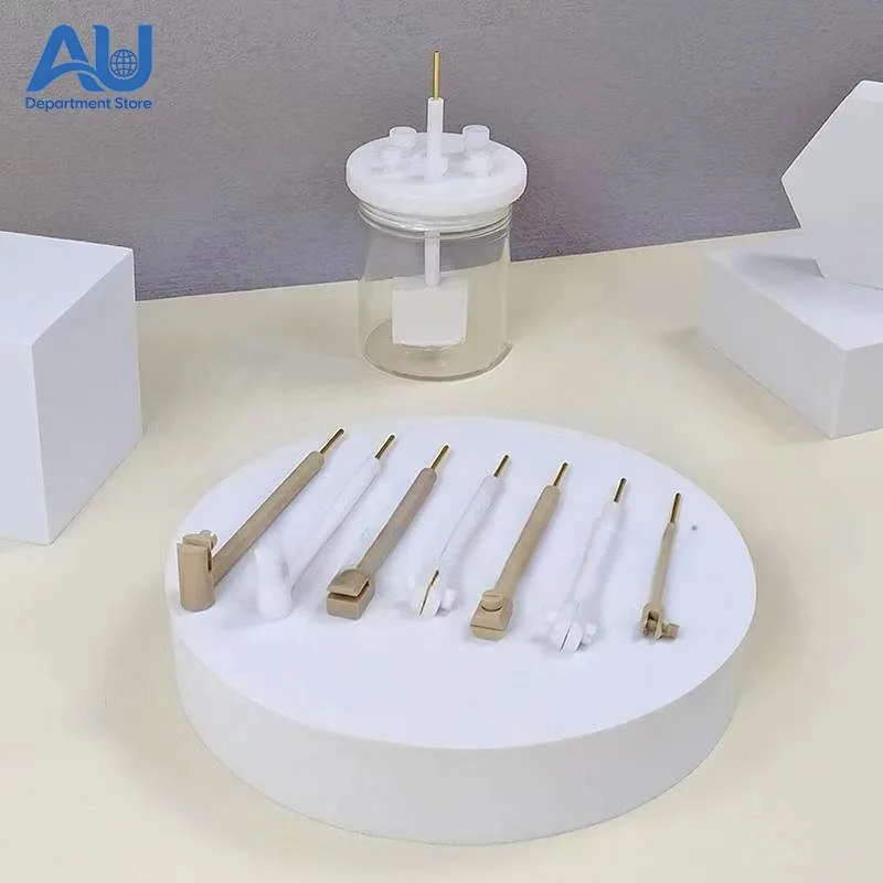 PTFE Coated Multifunctional Electrode Holder Platinum Plate Counter Auxiliary Electrode Holder for Laboratory Use