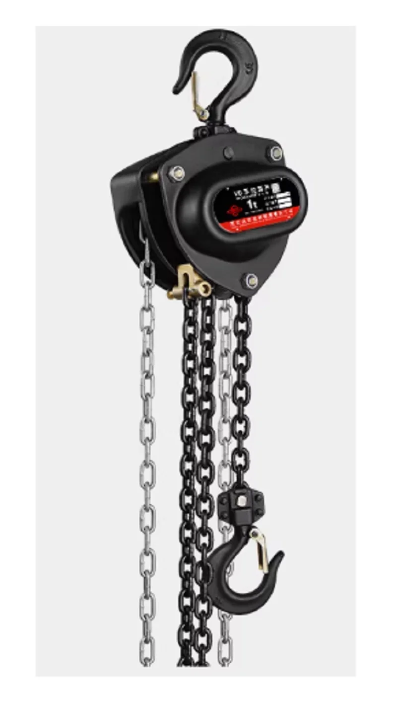 0.25T-1TX3M-12M Round type HSZ series lifting chain hoist hand heavy duty chain block crane lifting sling material handling tool