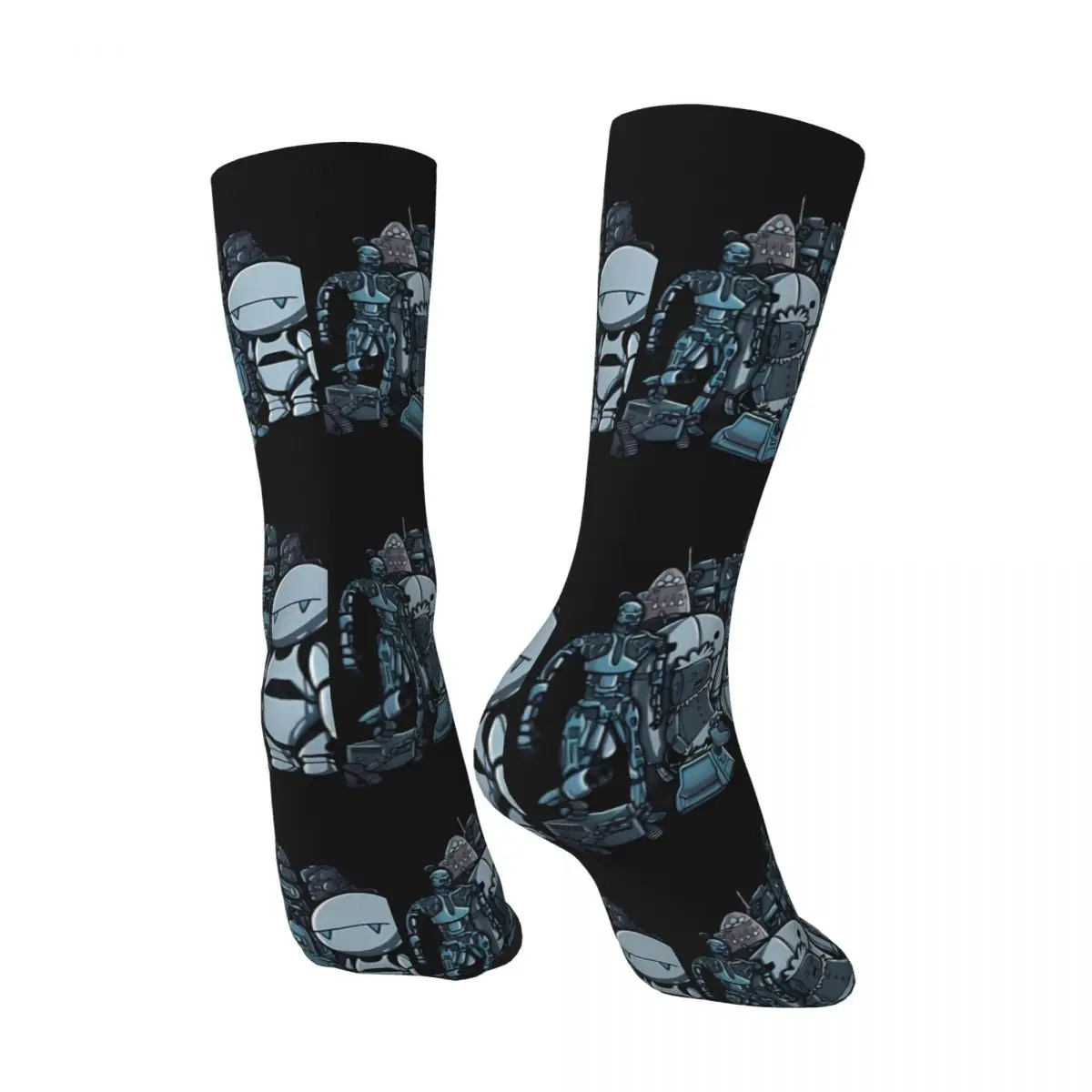 Happy Funny These Aren't The Droids You Are Looking For Men's Socks Vintage Harajuku The Iron Giant Cartoon Hip Hop Novelty