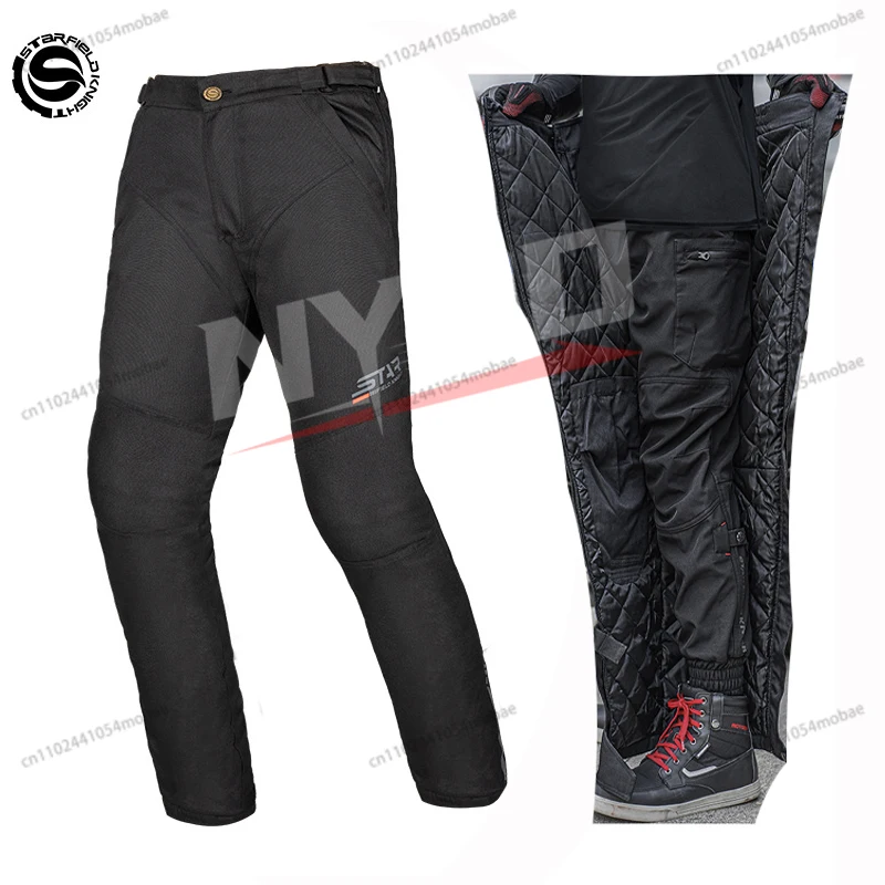 

Men Motorcycle Pants Quick Release Trousers Cycling Pants Waterproof Motocross CE Protective Trousers Windproof Cargo Pants Men