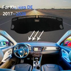 Dashboard Cover Dash Mat Pad for Kia Niro DE 2017~2020 Anti-UV Visor Parasol Fit Hybrid E-Niro Car Interior Mouldings Accessory