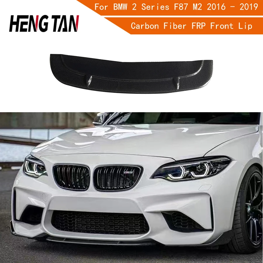 

For BMW 2 Series F87 M2 2016-2018 Front Lip Carbon Fiber Front Bumper Splitter Front Lip Chin Spoiler Diffuser Upgrade Body kit