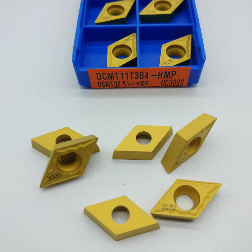Brand New CNC Carbide Turning Inserts 10 Pcs/box Blade Cutting Saw DCMT32.51 For Semi-finishin Indexable  Brand