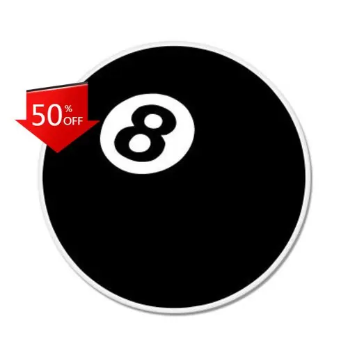 

Magic Eight Ball Funny Window Walls Car Truck Accessory Trendy Cute Unique Vintage