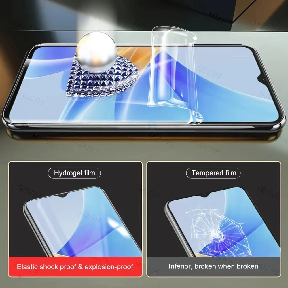 غشاء هيدروجيل لـ oppo، واقي شاشة ناعم ، غطاء كامل ، لرينو 9 برو 8 7 6 5 برو 7se 5k 5z 8 لايت 5 لايت فايند x f9 f19 f11 ، عرض خاص