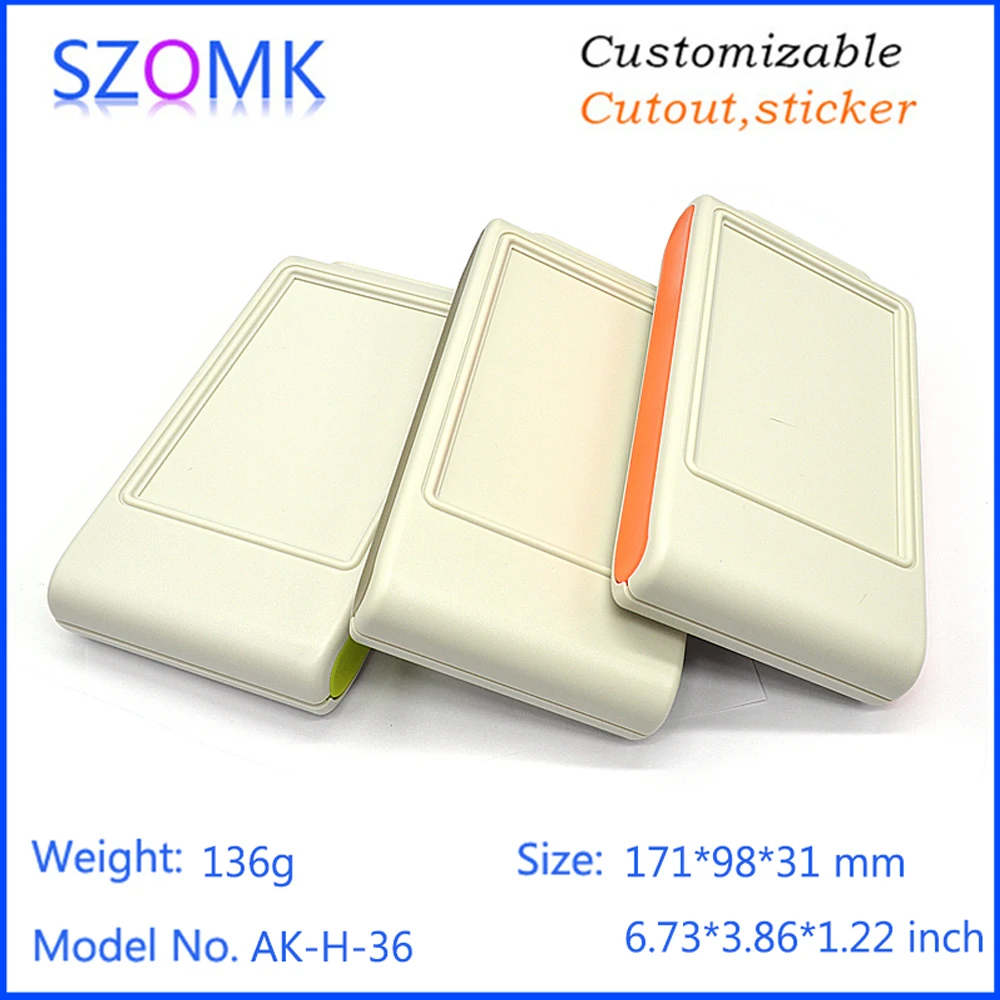 szomk electrical plastic enclosure for pcb (10Pcs) 179*98*32mm handheld electronic box plastic electric junction housing for pcb