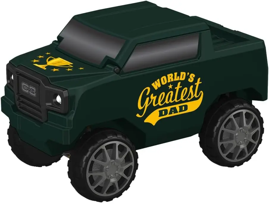 

Remote Control Cooler Pick-Up Truck Style, Holds 30 Cans, LED Headlights, Bluetooth Speaker, Gift for Dad