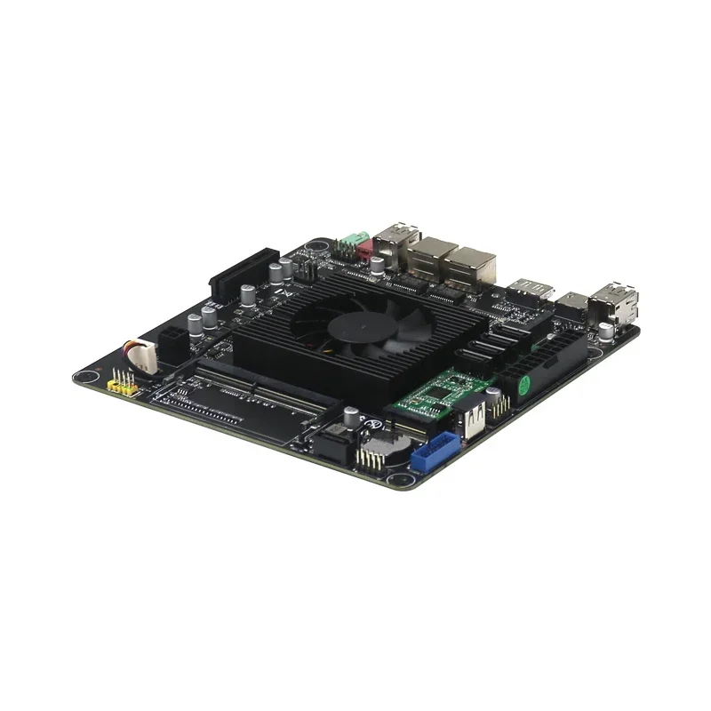 AvaCoreN100 NAS motherboard dual 2.5 network ports PCIE slot dual m2 soft routing