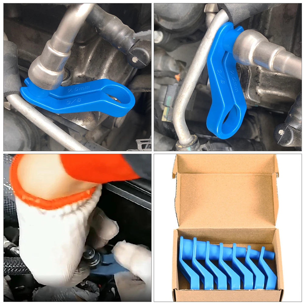 

7Pcs Auto Fuel Line Disconnect Tools ABS Material Air Conditioner Fluorine Pipe Removal Compact Design Vehicle Repair Quick