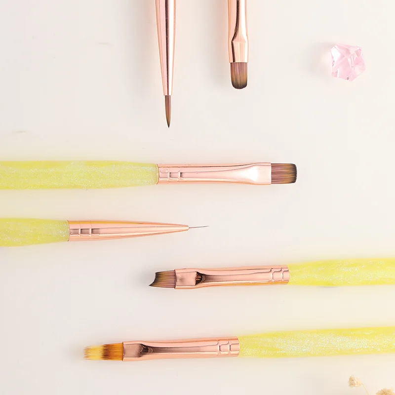 

1PCS Nail Brush Nylon Hair Nail Art Brush Liner Brush Nail Painting Brush Acrylic UV Gel Powder Nail Polish Brush