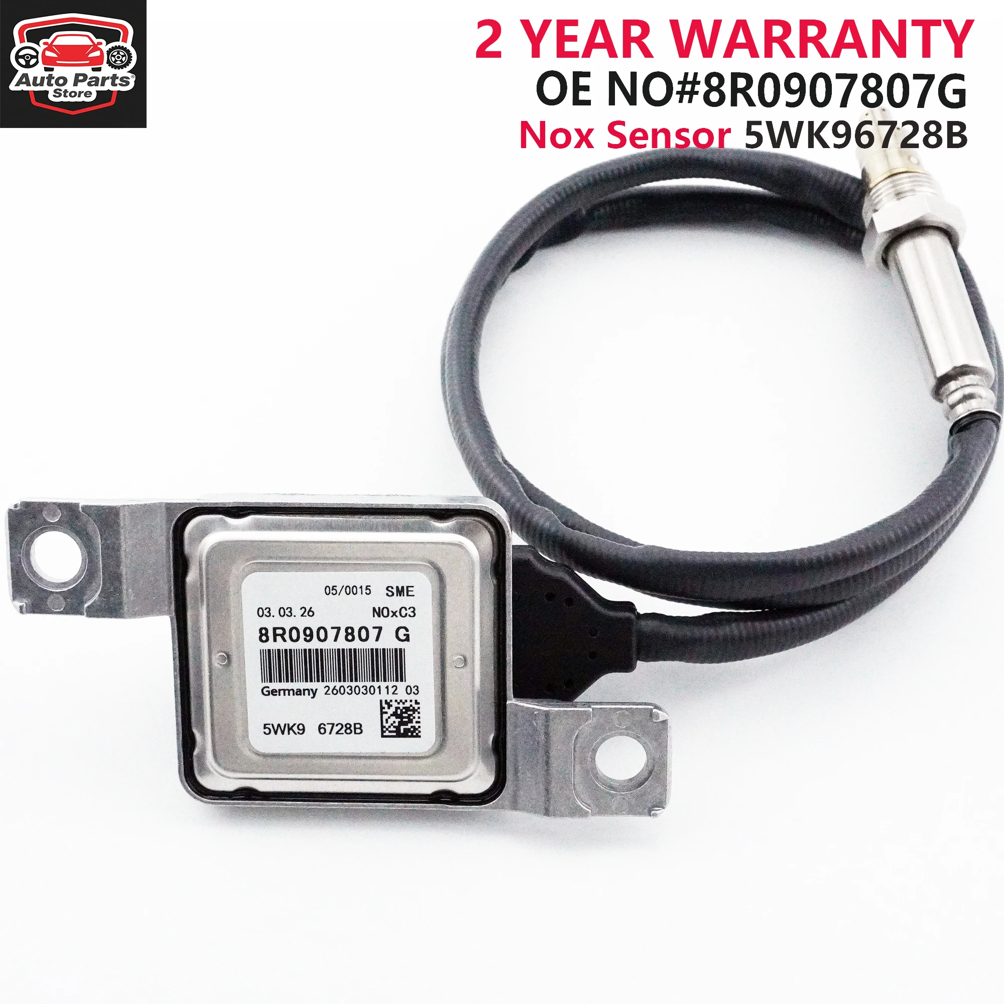 

8R0907807G 5WK96728B 5WK9 6728B 8R0907807G 8R0 907 807 G Nitrogen Oxide Nox Sensor For Audi Q5 A8