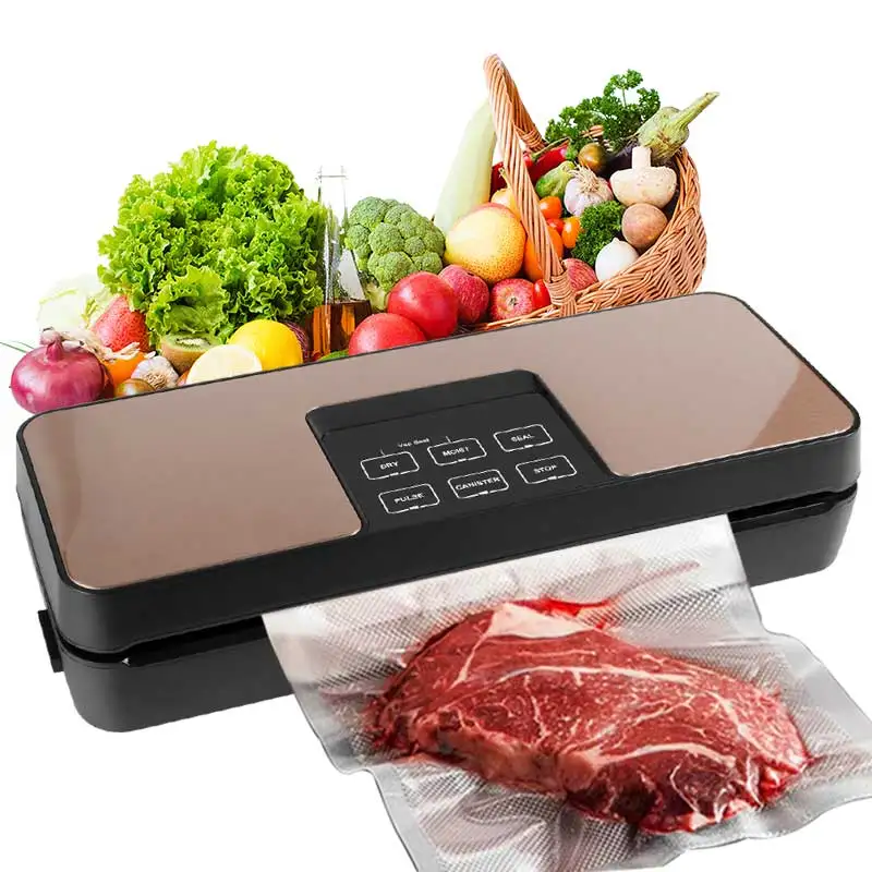 

OEM Electric Kitchen Food Storage Vacuum Sealer Portable Automatic Plastic Sealing Machine