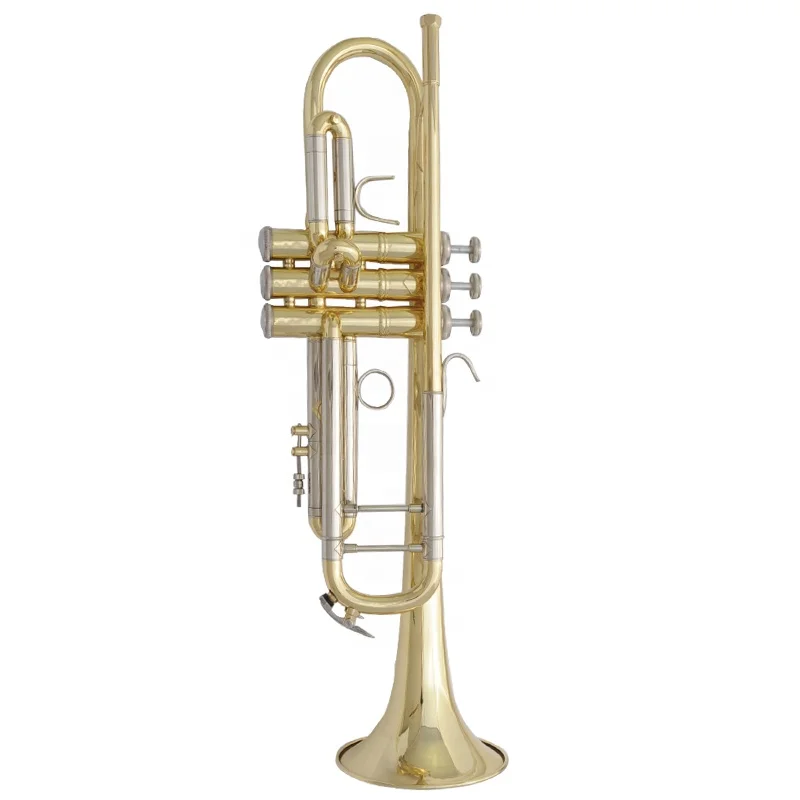 Standard Professional Trumpet Bb Key Yellow Gold Body Brass