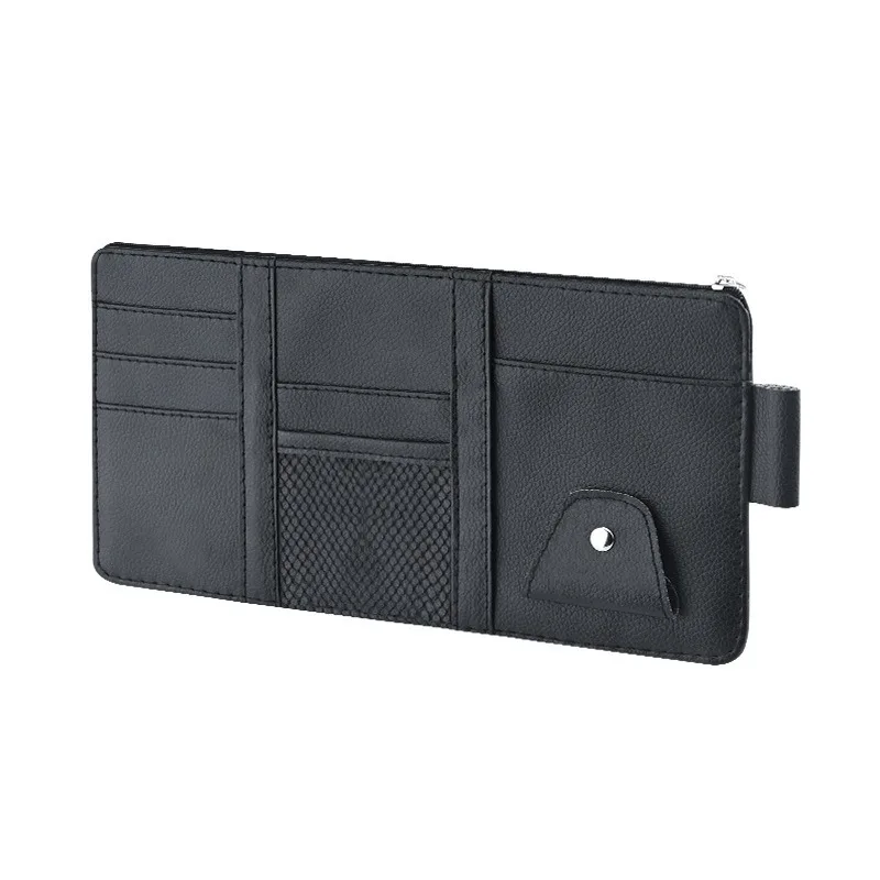 سيارة الشمس قناع المنظم تخزين حامل التصميم قناع كليب النظارات الشمسية حامل بطاقة تذكرة الحقيبة المنظم الملحقات #6