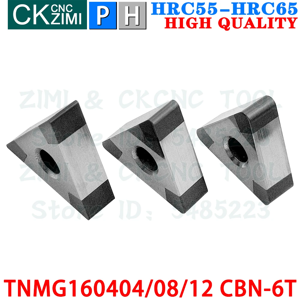 TNMG160404 CBN TNMG160408 CBN TNMG160412 CBN 6T البورون نتريد إدراج تحول إدراج أدوات أدوات مخرطة معدنية باستخدام الحاسب الآلي TNMG للصلب