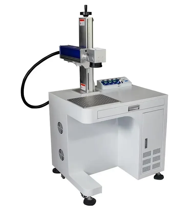 Floorstand Fiber Cnc Marker 20w 30w 50w Fiber Marking Machine Price 50 Watt Fiber For Engraving Metal Marking