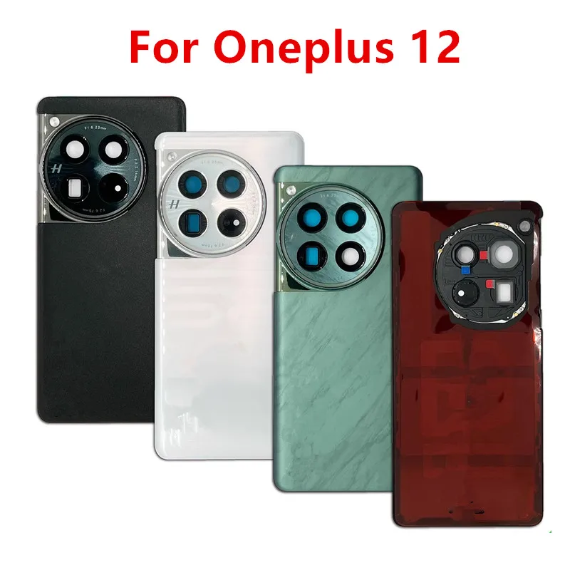 

Корпус Oneplus12 для Oneplus 12 One Plus 6,82 дюйма, стеклянная задняя крышка аккумулятора, ремонт, замена задней крышки дверного телефона + объектив камеры