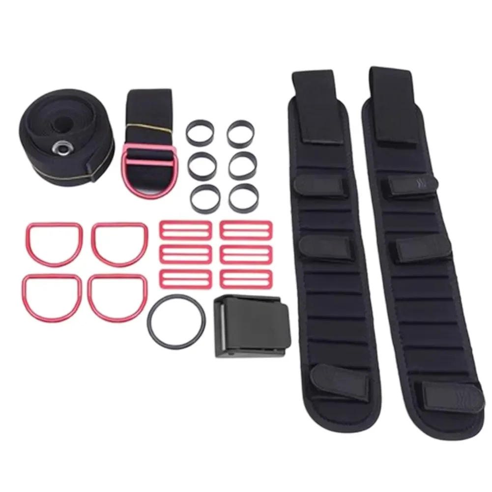 

Comfortable Neoprene Shoulder Pad Diving Backmount Harness Set Ideal for BCD Accessories and Prolonged Use in Water