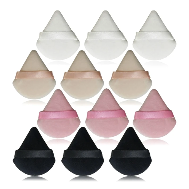 3/4/6/15Pcs Poudre Puff Visage Triangles Douce Éponge De Maquillage Bouffée de Poudre Libre De Beauté de Bouffée De Poudre De Fondation de Maquillage Outils