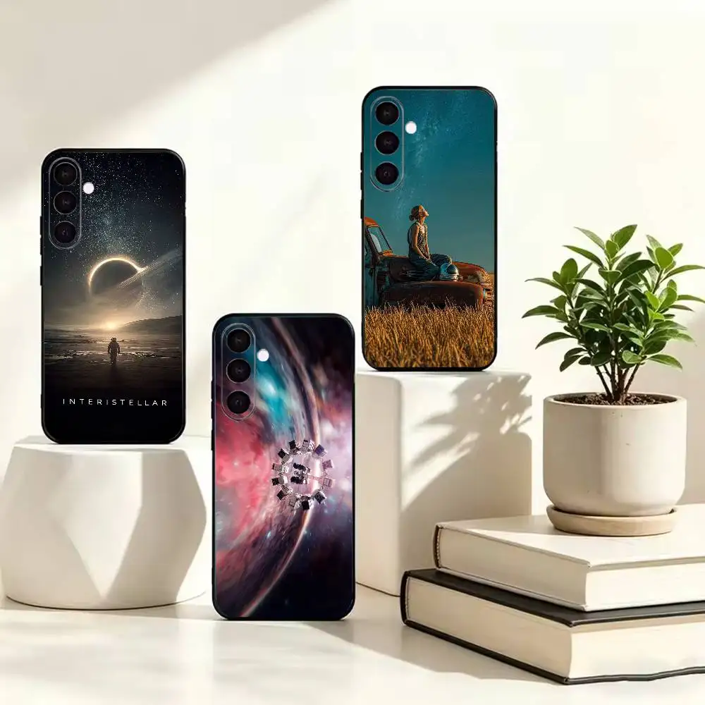 Film I-Interstellar movie   Black Soft Silicone Phone Case For Samsung Galaxy A73 A72 A71 A70 A53 A52 A51