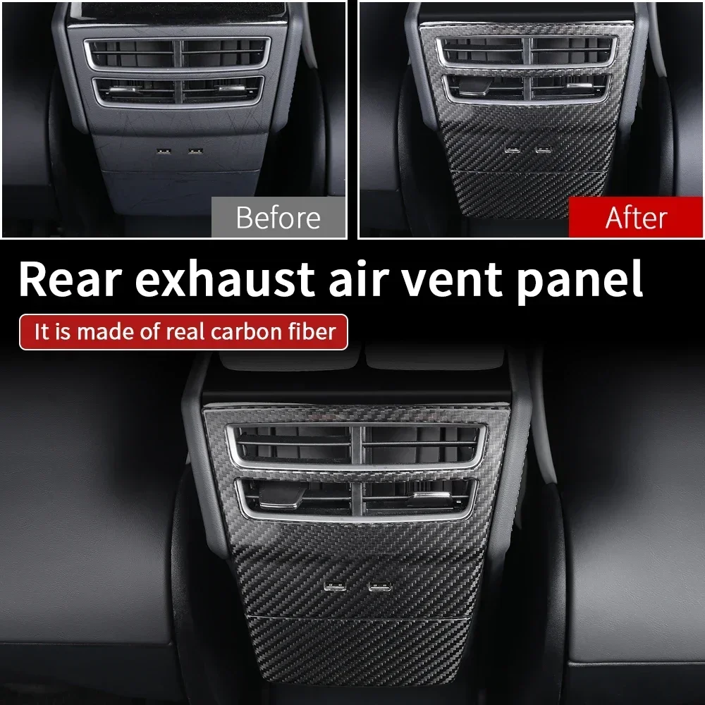 Glossy carbon fiber for tesla model s accessories tesla model x carbon tesla 2018 car carbon fiberinterior