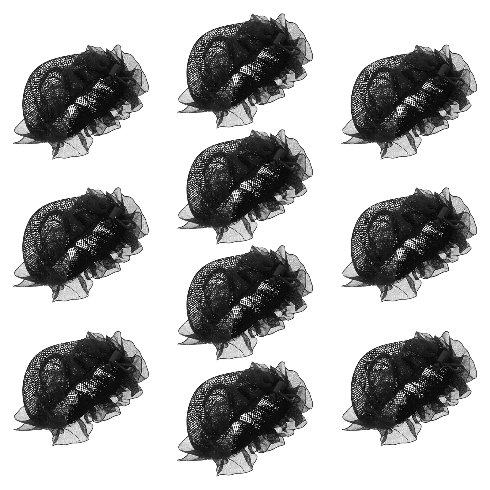 10 pezzi di retina per capelli per alimenti Miss Pins 1000X1000X150CM clip a rete retina per capelli per panino da donna