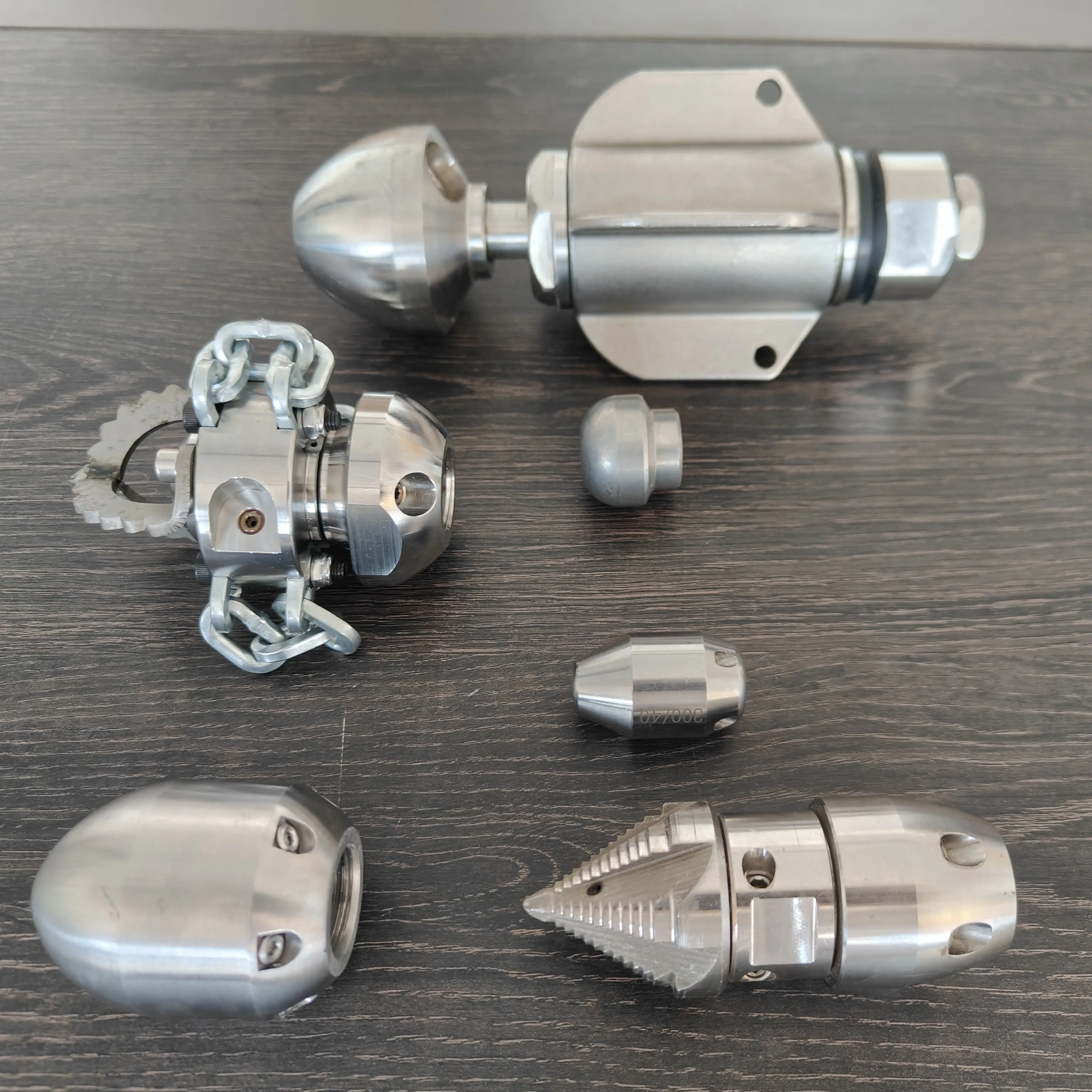 Controls Flexible Cleaning of Internal Pipe Bends DRAIN CLEANER Nozzle High Pressure Water Jet Sewer Cleaning