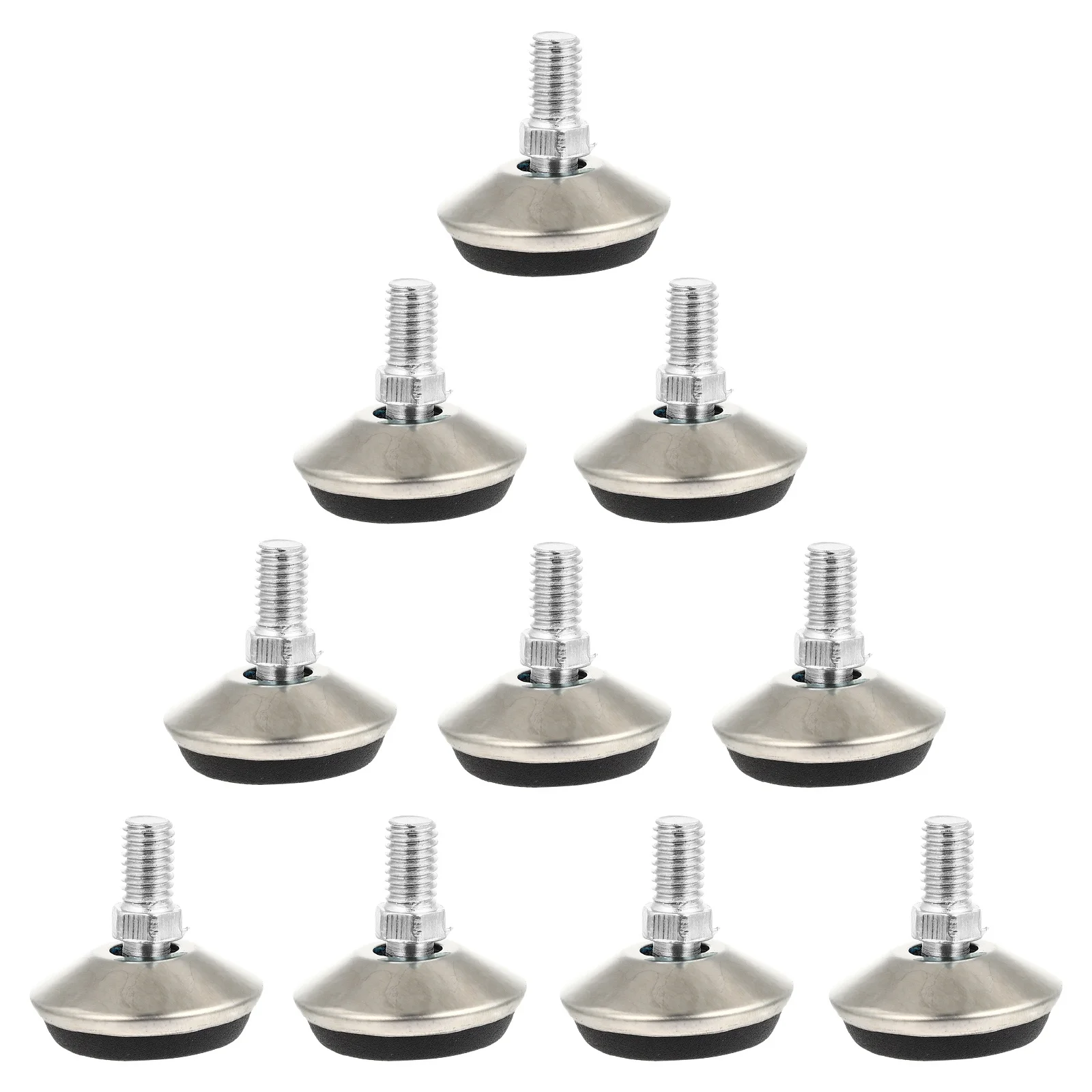

10pcs Adjustable Furniture Leveling Legs Sturdy Table Chair Feet Anti-Scratch Noise Reduction Levelers For Furniture Legs