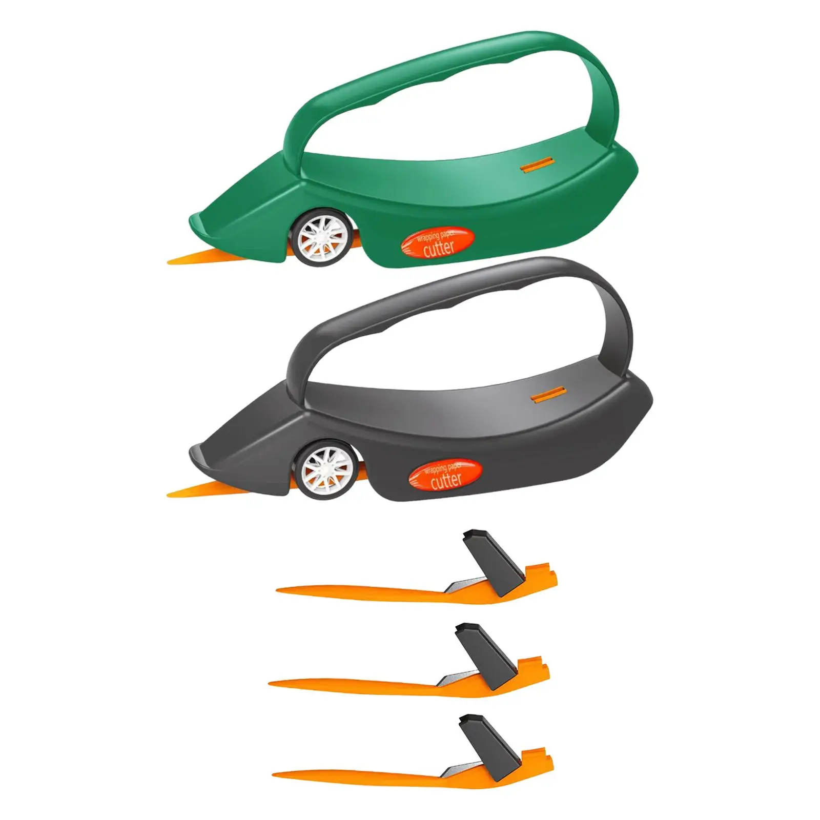 

Wrapping Paper Cutter Trimmer Versatile with Wheels with 3 Replaceable Parts